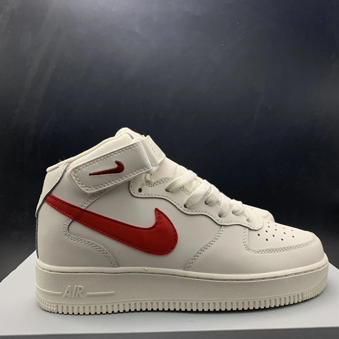 NewStyle Nike Air Force 1 Mid Sail University Red  315123-126 2522