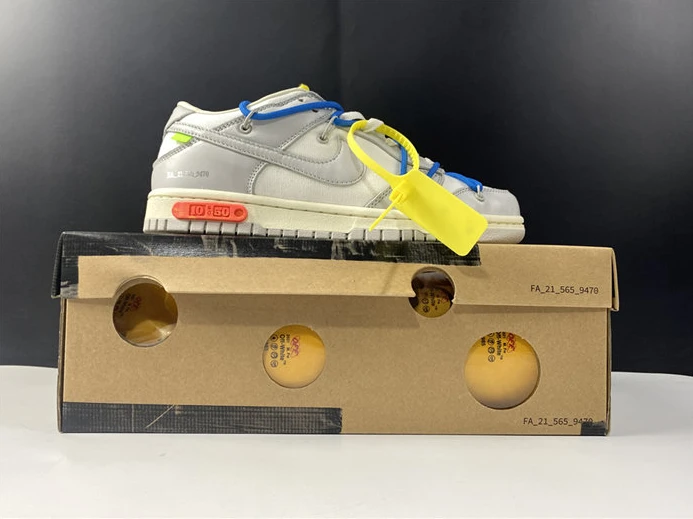 NewStyle Nike Dunk Low Off-White Lot 10 DM1602-112 2342