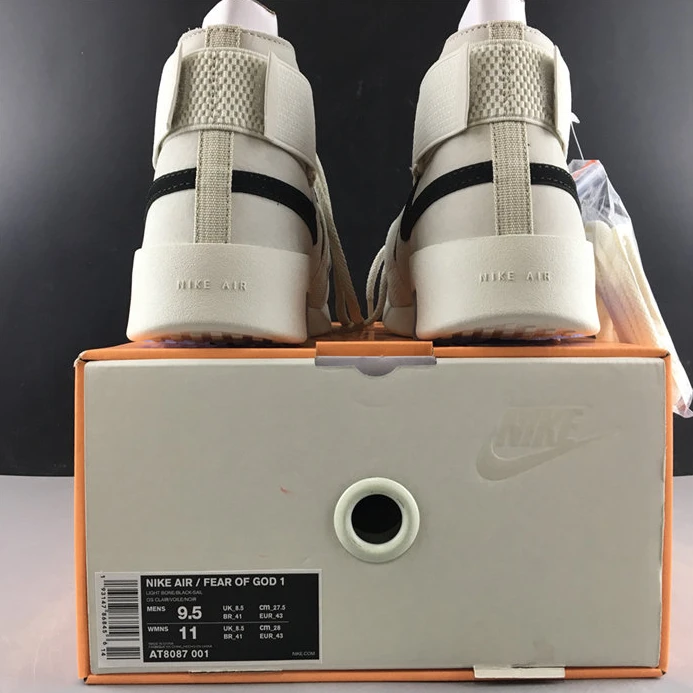 Nike Air Fear of God Raid Light Bone AT8087-001 Popular 2732