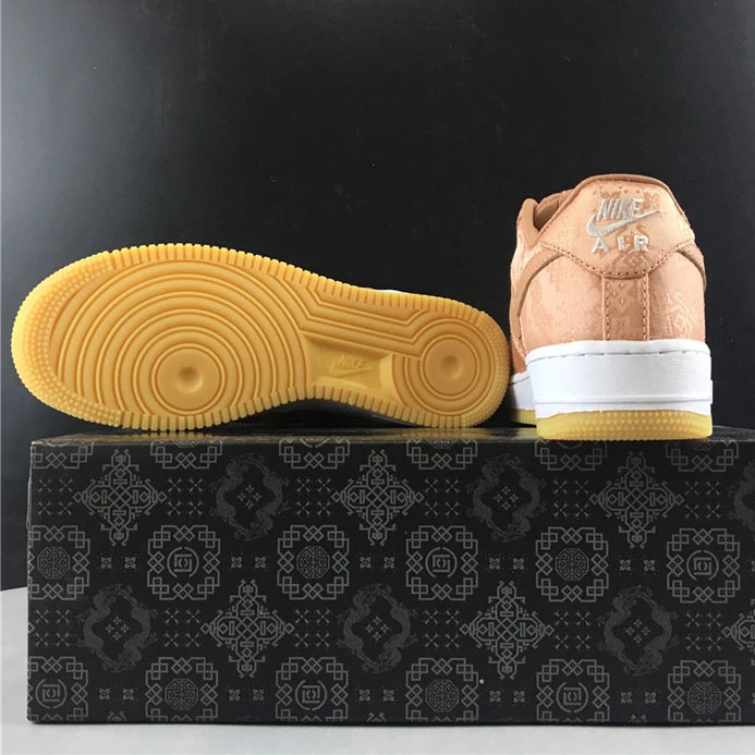 Nike Air Force 1 Low CLOT Rose Gold Silk  CJ5290-600 EasyMatch 2458