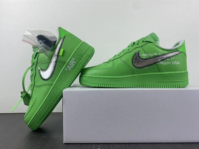 Nike Air Force 1 Low Off-White Light Green Spark NewStyle 2425
