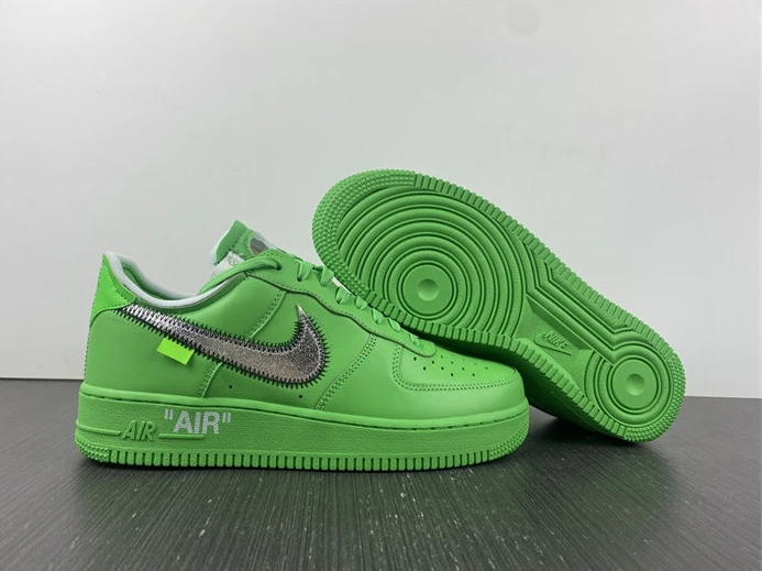 Nike Air Force 1 Low Off-White Light Green Spark NewStyle 2425