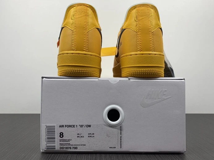 Nike Air Force 1 Low Off-White University Gold DD1876-700 BestValue 2432