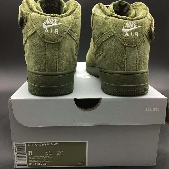 Nike Air Force 1 Mid Legion Green 315123-302 Affordable 2521