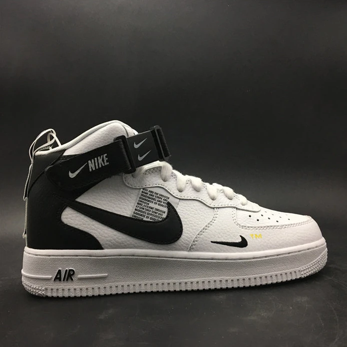 Nike Air Force 1 Mid Utility White Black 804609-103 Affordable 2513