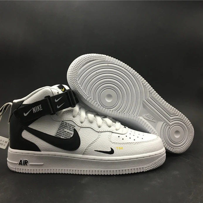 Nike Air Force 1 Mid Utility White Black 804609-103 Affordable 2513