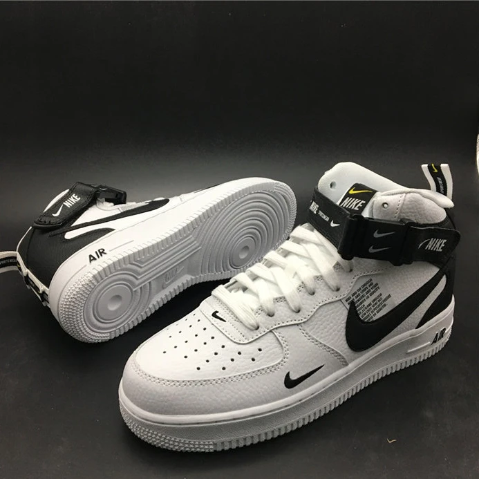 Nike Air Force 1 Mid Utility White Black 804609-103 Affordable 2513