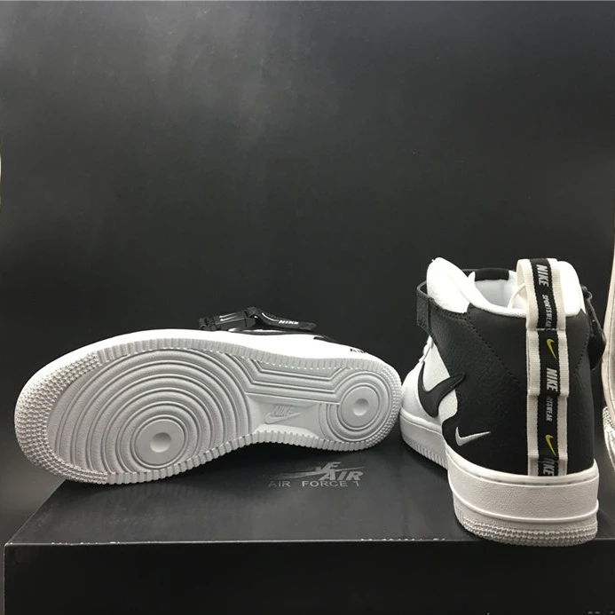 Nike Air Force 1 Mid Utility White Black 804609-103 Affordable 2513