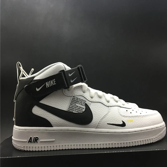 Nike Air Force 1 Mid Utility White Black 804609-103 Affordable 2513