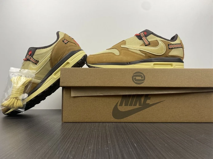 Nike Air Max 1 Travis Scott Cactus Jack Wheat Lemon Drop HighQuality 2558
