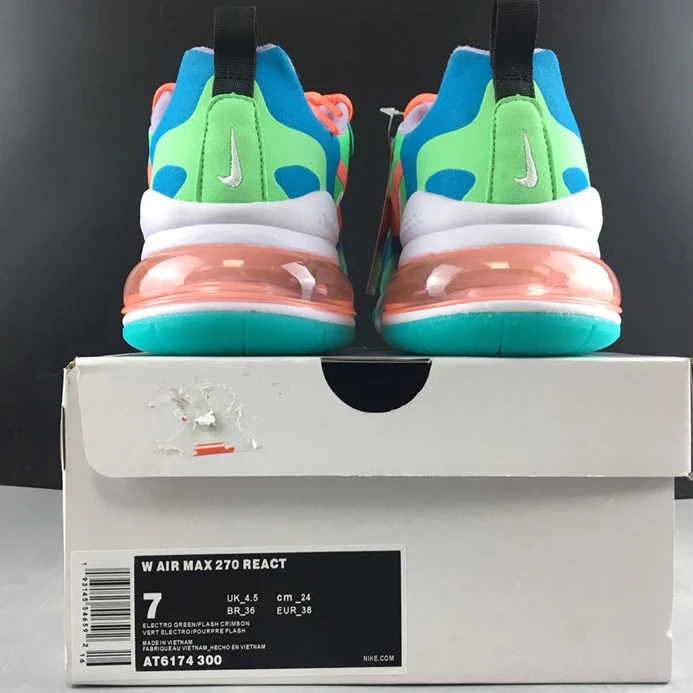 Nike Air Max 270 React Psychedelic Movement AT6174-300 WellDesigned 2626
