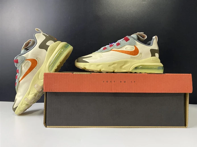 Nike Air Max 270 React Travis Scott Cactus Trails CV2414-200 Popular 2578