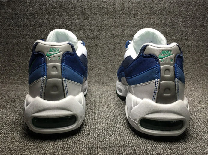 Nike Air Max 95 White Slate Blue 554970-131 Comfortable 2618