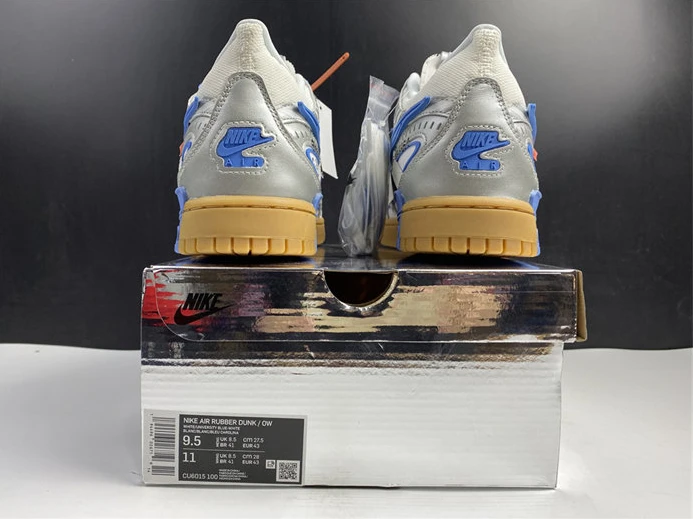 Nike Air Rubber Dunk Off-White UNC CU6015-100 GoAnywhere 2373