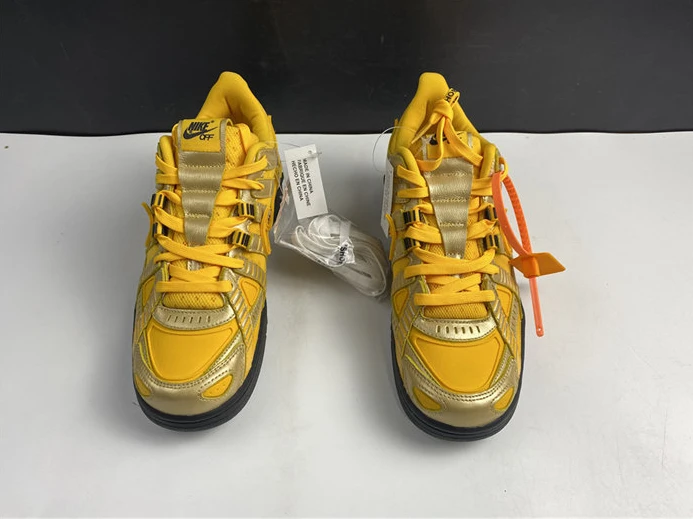 Nike Air Rubber Dunk Off-White University Gold CU6015-700 Affordable 2375