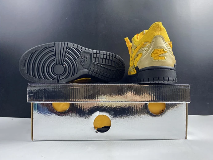 Nike Air Rubber Dunk Off-White University Gold CU6015-700 Affordable 2375
