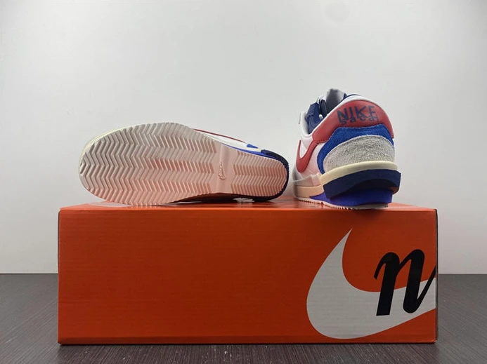 Nike Cortez 4.0 Sacai White University Red Blue GoodFit 2695