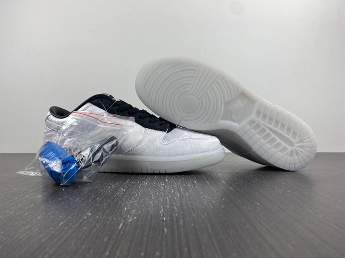 Nike Dunk Low CLOT Fragment White FN0315-110 Comfortable 1779
