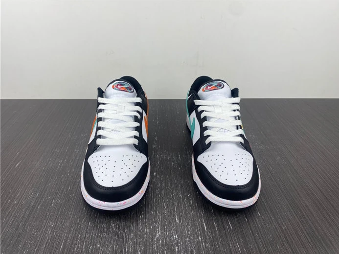 Nike Dunk Low Multiple Swooshes White Washed Teal FD4623-131 Fashionable 1837