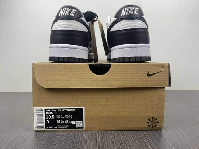 Nike Dunk Low Next Nature White Black DD1873-102 AllSeason 1851