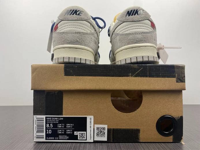 Nike Dunk Low Off-White Lot 18 DJ0950-112 GoodFit 2360