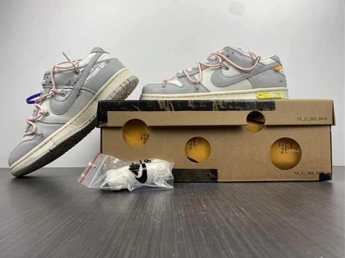 Nike Dunk Low Off-White Lot 24 DM1602-119 BestValue 1907