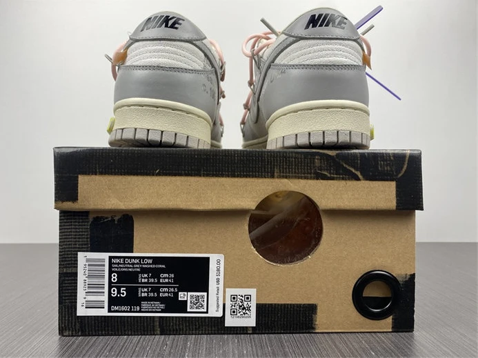 Nike Dunk Low Off-White Lot 24 DM1602-119 BestValue 1907