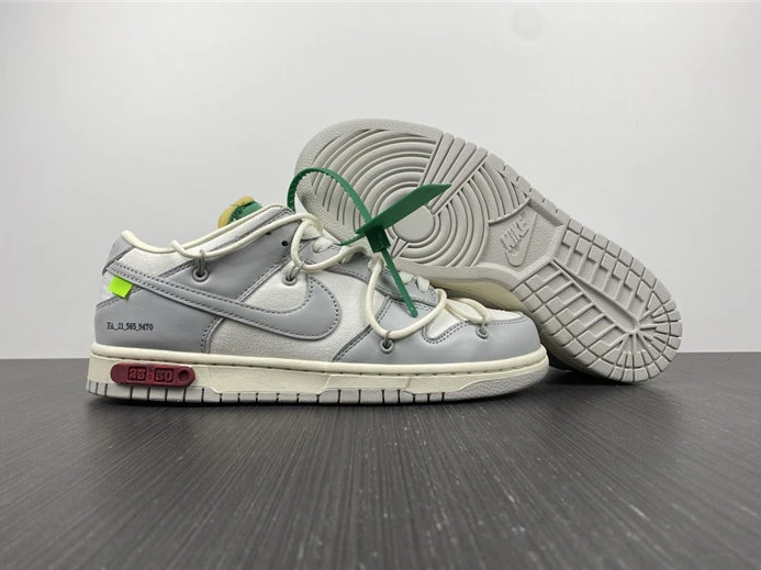 Nike Dunk Low Off-White Lot 25 DM1602-121 AllSeason 1904