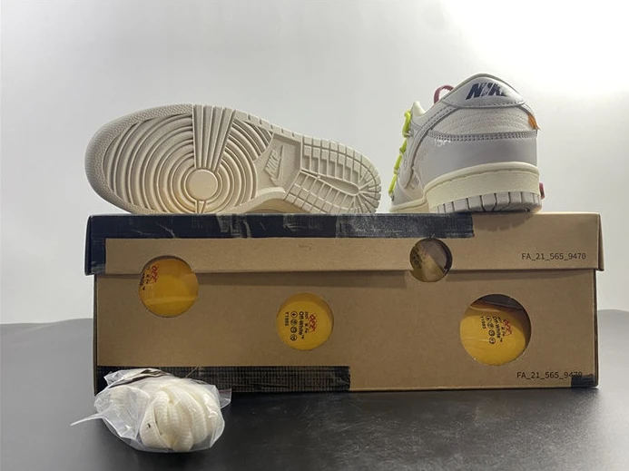 Nike Dunk Low Off-White Lot 8 DM1602- 106 AllSeason 1917