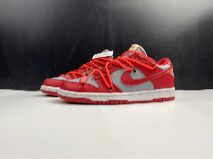 Nike Dunk Low Off-White University Red CT0856-600 Popular 2145
