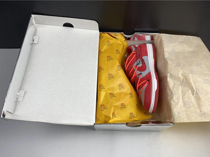 Nike Dunk Low Off-White University Red CT0856-600 Popular 2145