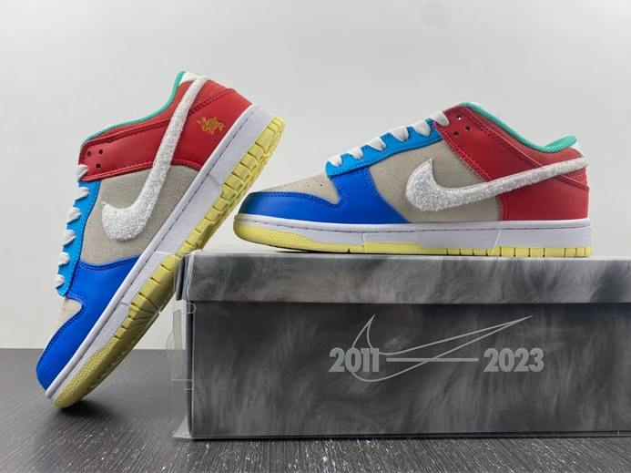 Nike Dunk Low Retro PRM Year of the Rabbit Blue Orange Cream FD4203-111 WellDesigned 1804