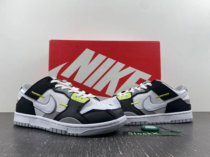 Nike Dunk Low Scrap Wolf Grey Light Lemon Twist DC9723-001 StreetReady 1788
