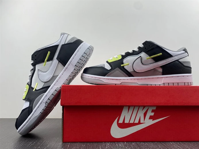 Nike Dunk Low Scrap Wolf Grey Light Lemon Twist DC9723-001 StreetReady 1788