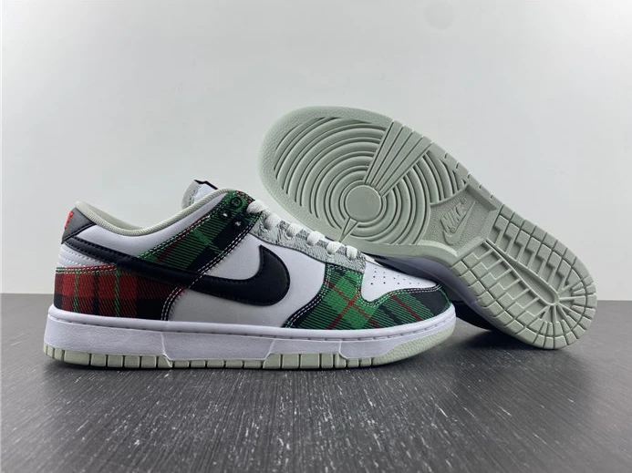 Nike Dunk Low Tartan Plaid DV0827-100 NewStyle 1838