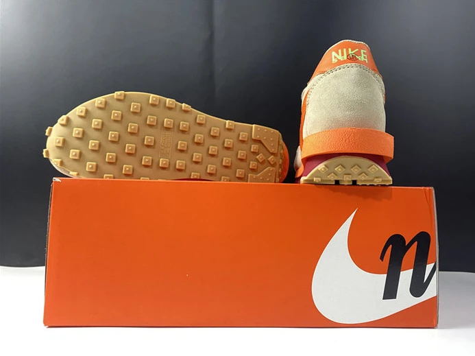 Nike LD Waffle sacai CLOT Kiss of Death Net Orange Blaze Fashionable 2707