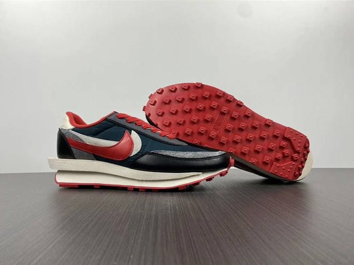 Nike LD Waffle sacai Undercover Midnight Spruce University Red Fashionable 2703