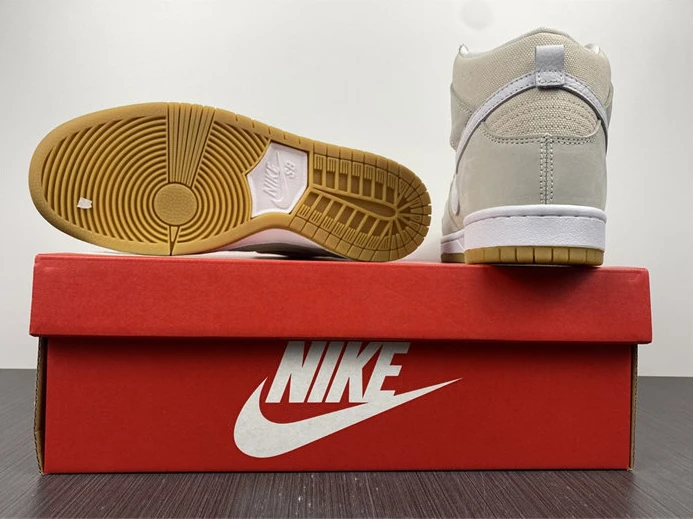 Nike SB Dunk High Pro ISO Orange Label Unbleached Natural DA9626-100 Affordable 2044