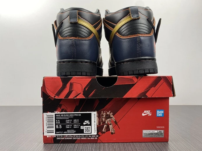 Nike SB Dunk High RX-0 Unicorn Gundam 02 Banshee DH7717-400 Comfortable 1968