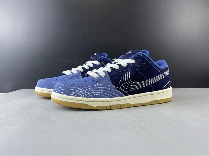 Nike SB Dunk Low Denim Sashiko CV0316-400 DailyWear 2134