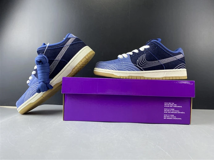 Nike SB Dunk Low Denim Sashiko CV0316-400 DailyWear 2134