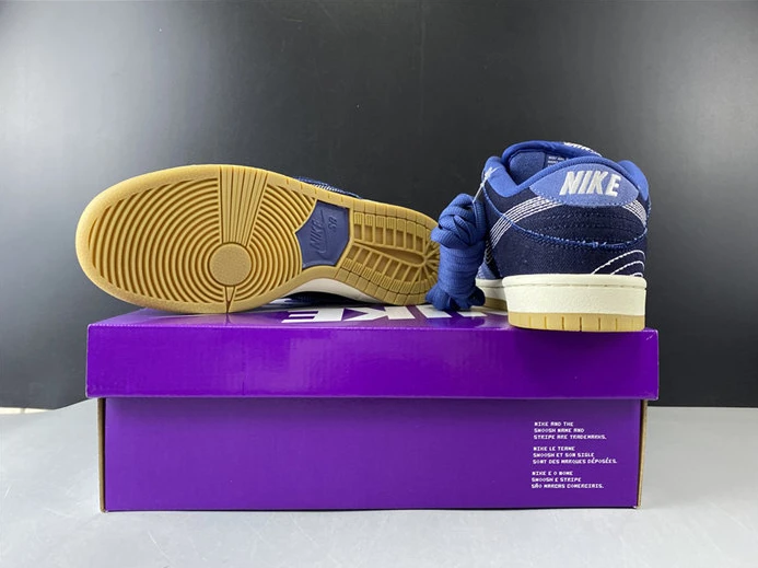 Nike SB Dunk Low Denim Sashiko CV0316-400 DailyWear 2134