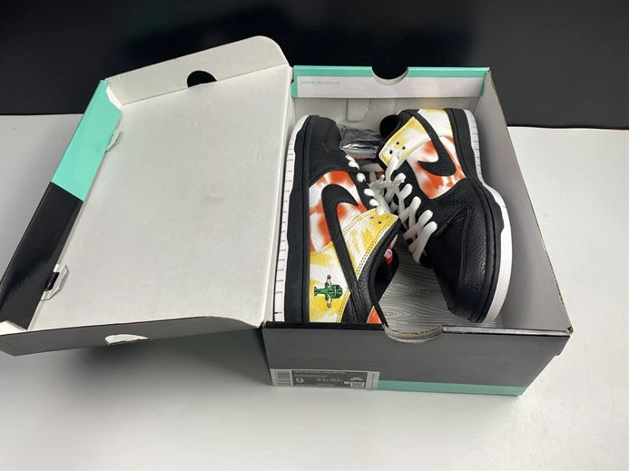 Nike SB Dunk Low Raygun Tie-Dye Black BQ6832-001 AllSeason 2165