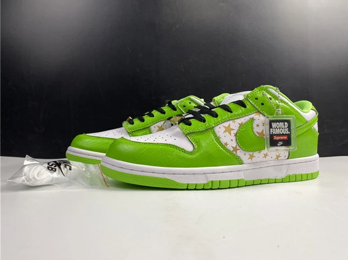 Nike SB Dunk Low Supreme Stars Mean Green DH3228-101 HighQuality 2088