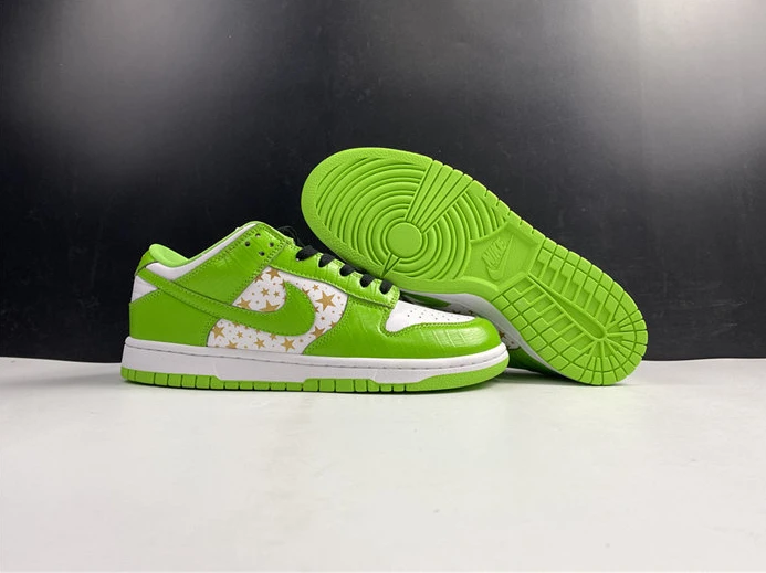 Nike SB Dunk Low Supreme Stars Mean Green DH3228-101 HighQuality 2088