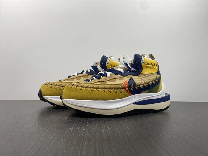 Nike Vaporwaffle sacai Jean Paul Gaultier Sesame Blue GoAnywhere 2701
