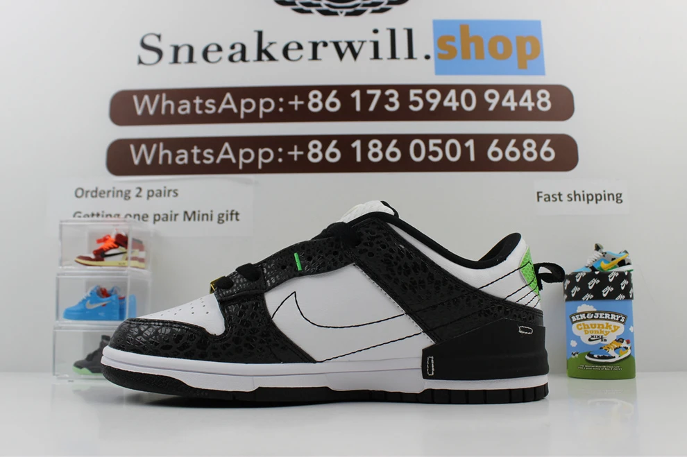 Nike WMNS Dunk Low Disrupt 2 Just Do It Black Affordable 1730