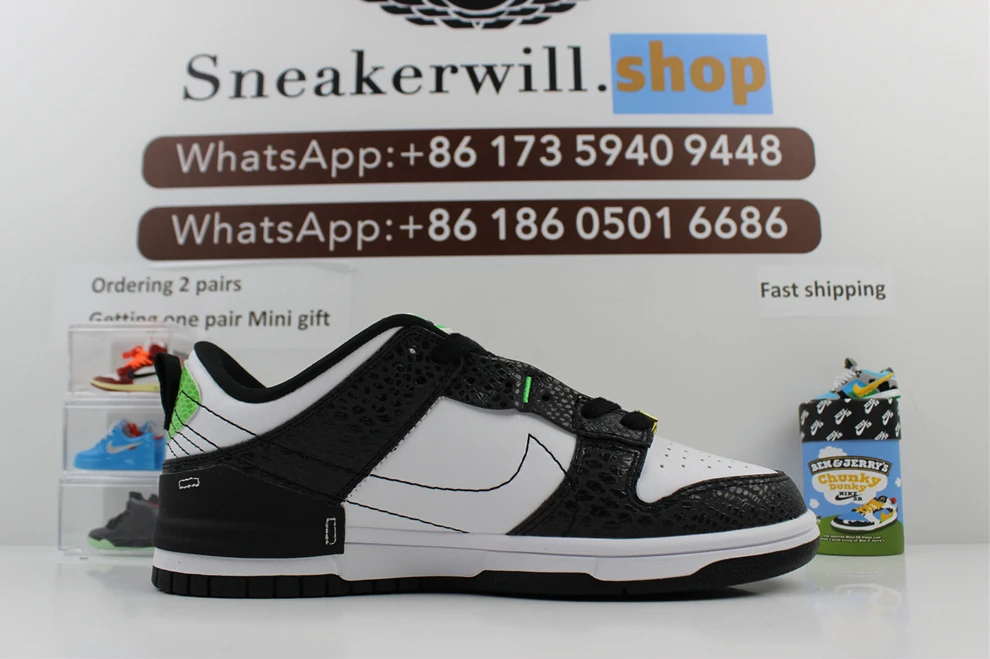 Nike WMNS Dunk Low Disrupt 2 Just Do It Black Affordable 1730