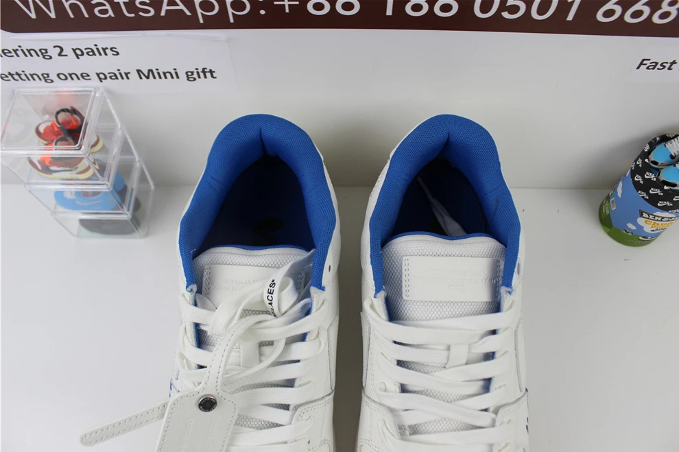 OFF-WHITE Out Of Office For Walking White Blue 0030145 AllSeason 2316