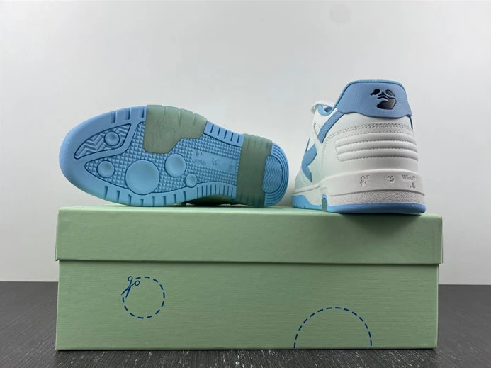 OFF-WHITE Out Of Office OOO 30 MM Low Tops White Light Blue OMIA189C99LEA0010145 AllSeason 1435